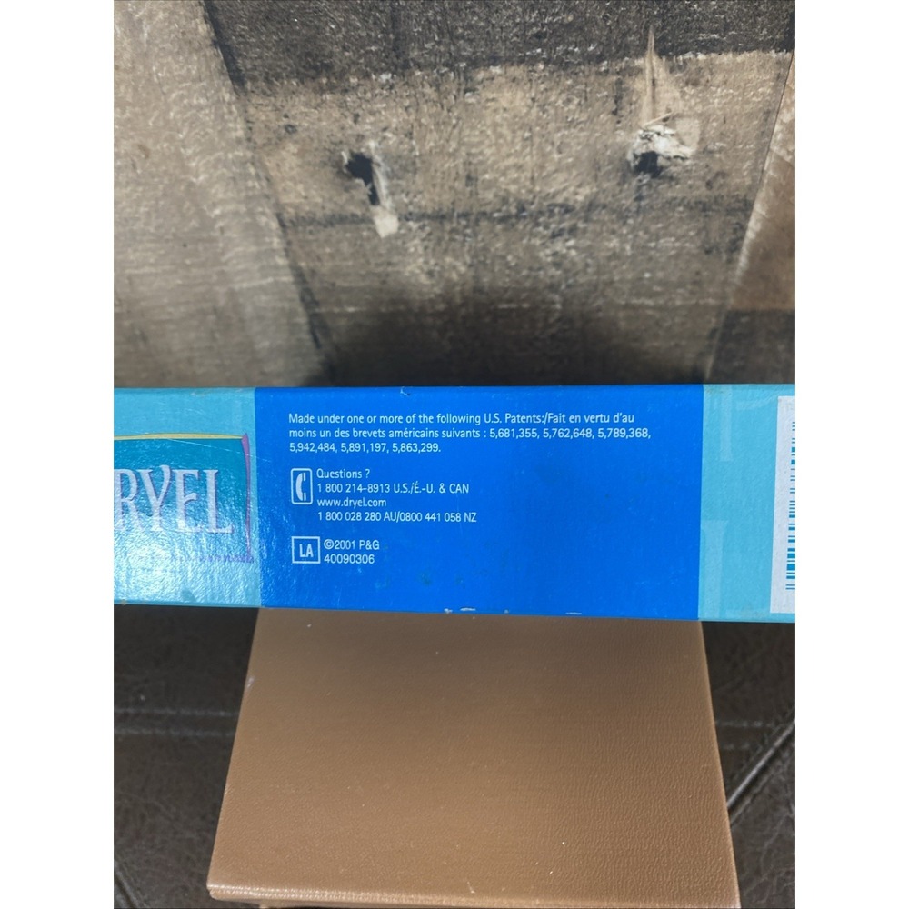 DRYEL At Home Dry Cleaning Cloth Refill Whisper Fresh Scent NEW Sealed 2001 P&G - Picture 10 of 10
